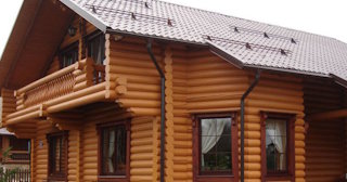 Строительство дома из оцилиндрованного бревна в Чехове - от 135889 рублей